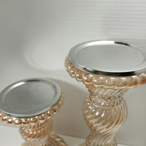 Glass Candle Holders - Picture 3 of 5